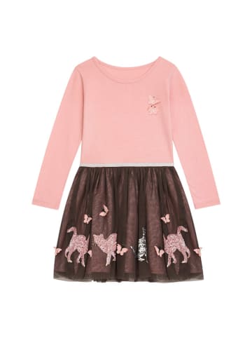 Danamade Kleid "Dhayley" in Rosa/ Braun