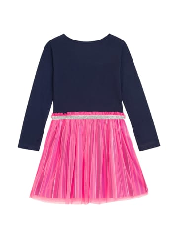 Danamade Kleid "Dolivia" in Dunkelblau/ Pink