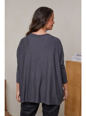 Curvy Lady Pullover in Anthrazit