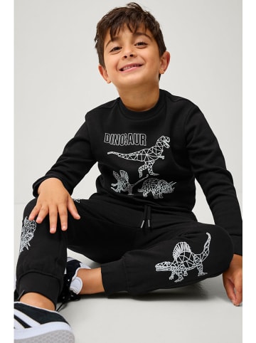 ellos Spodnie dresowe "Ludwig" w kolorze czarnym