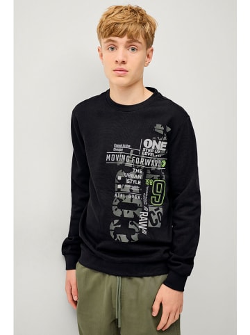 ellos Sweatshirt "Aidan" zwart