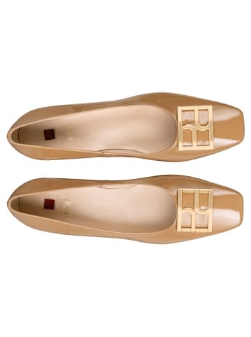 Högl Leren pumps "Delia" lichtbruin