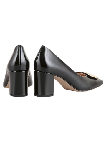 Högl Leren pumps "Rosette" zwart
