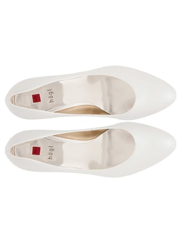 Högl Leren pumps "Studio 60" wit