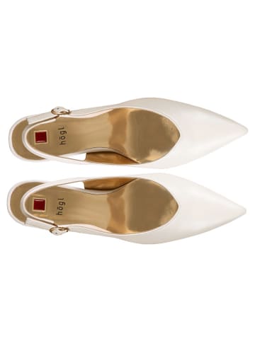 Högl Leren slingpumps "Boulevard" crème