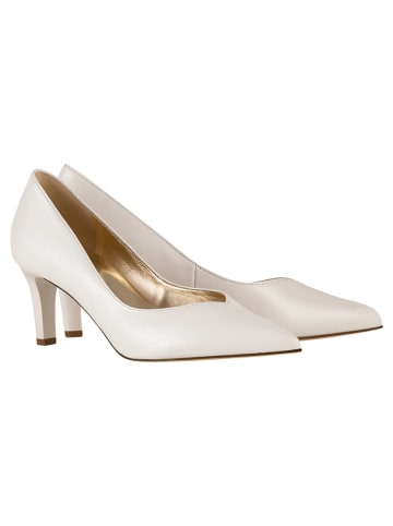 Högl Leren pumps "Boulevard 60" wit