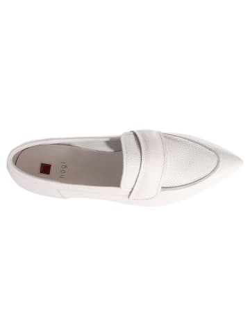 Högl Leder-Slipper "Geena" in Weiß