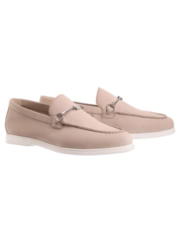 Högl Leren instappers "Joe" beige