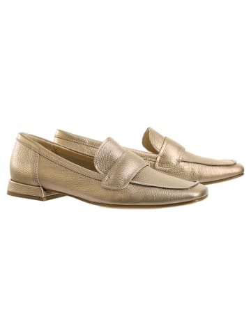 Högl Leder-Slipper "Perry" in Gold