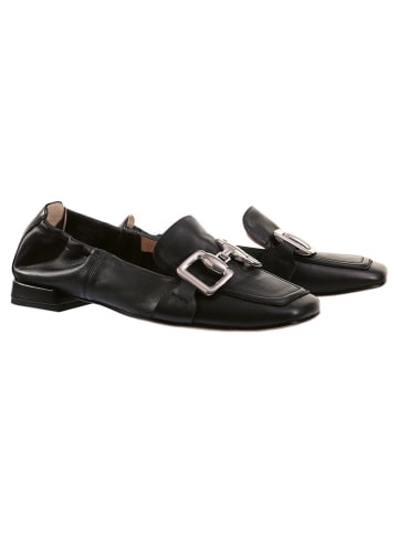 Högl Leder-Slipper "Amina" in Schwarz