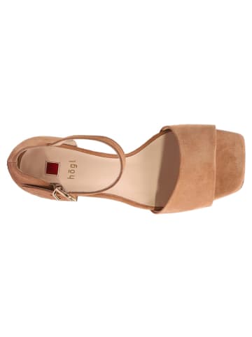 Högl Leder-Sandaletten "Beatrice" in Beige