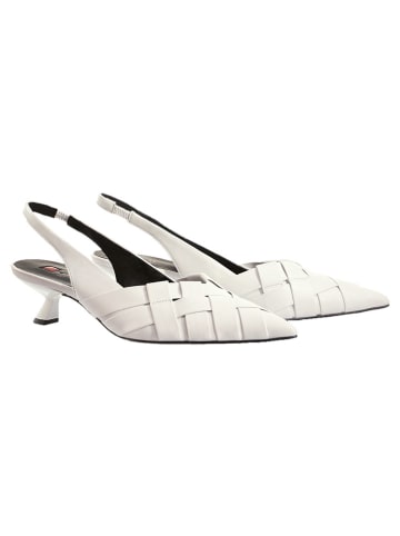 Högl Leder-Slingpumps "Estelle" in Weiß