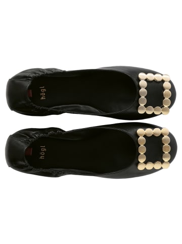 Högl Leder-Ballerinas "Carly" in Schwarz