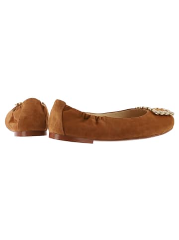 Högl Leder-Ballerinas "Romy" in Hellbraun