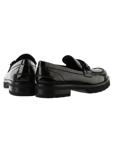 Högl Leder-Slipper "Robin" in Schwarz