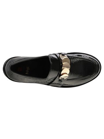 Högl Leren mocassins "Alison" zwart