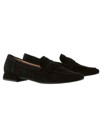 Högl Leder-Slipper "Perry" in Schwarz