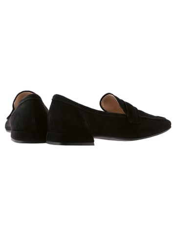 Högl Leder-Slipper "Perry" in Schwarz