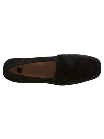 Högl Leder-Slipper "Perry" in Schwarz