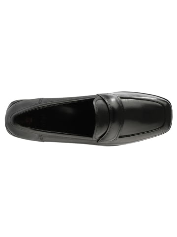 Högl Leder-Slipper "Perry" in Schwarz