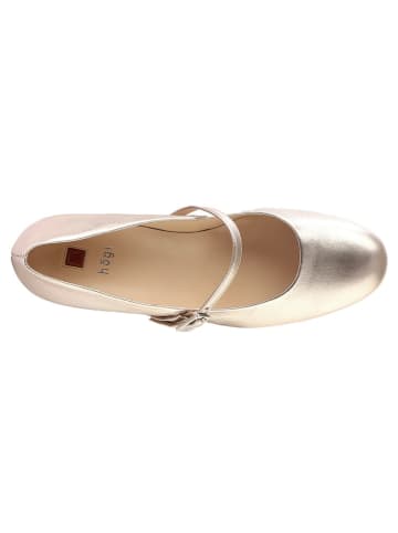 Högl Leren pumps "Emely" goudkleurig