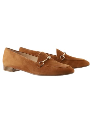 Högl Leder-Slipper "Close" in Hellbraun
