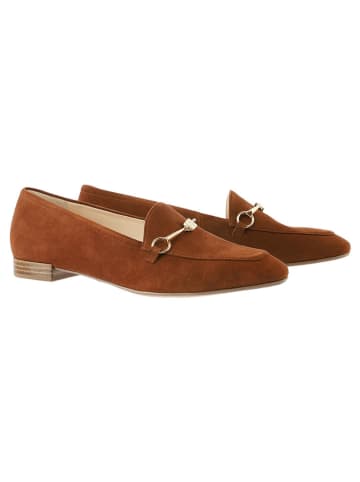 Högl Leder-Slipper "Close" in Hellbraun