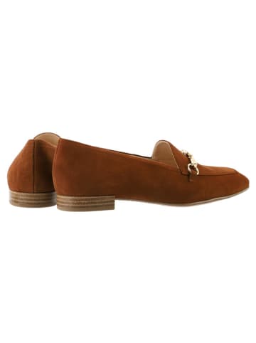 Högl Leder-Slipper "Close" in Hellbraun