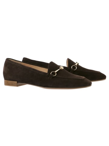 Högl Leder-Slipper "Close" in Braun