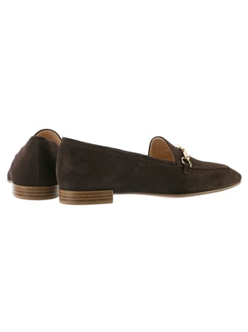 Högl Leder-Slipper "Close" in Braun