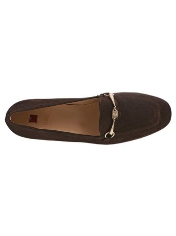 Högl Leder-Slipper "Close" in Braun