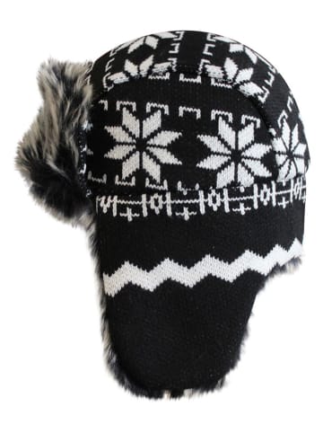 Geographical Norway Czapka w kolorze czarnym