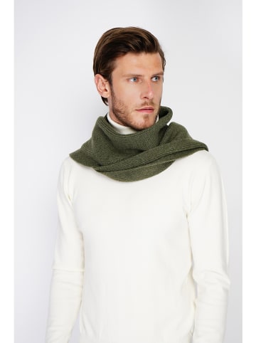 C& Jo Szal w kolorze khaki - 170 x 30 cm