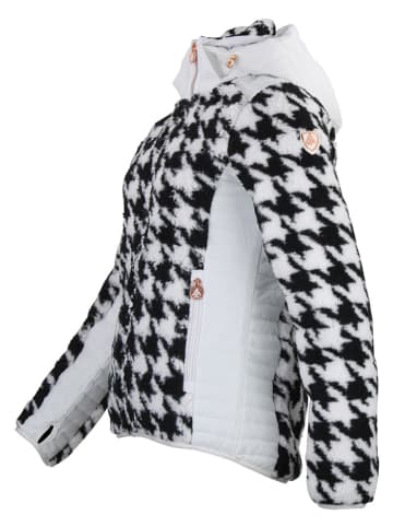 Peak Mountain Hybridjacke "Amore" in Schwarz/ Weiß