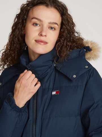 TOMMY JEANS Donsmantel donkerblauw