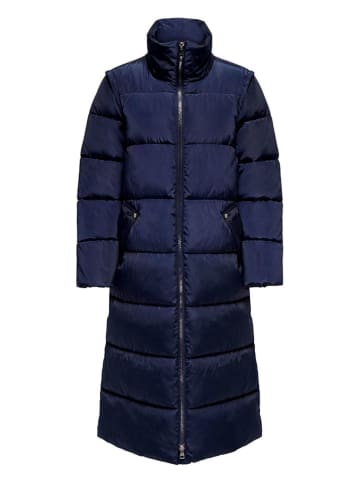 ONLY Wintermantel donkerblauw