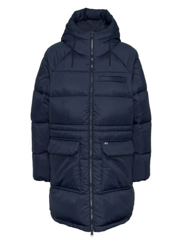 TOMMY JEANS Wintermantel in Dunkelblau