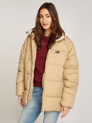 TOMMY JEANS Kurtka zimowa w kolorze beżowym