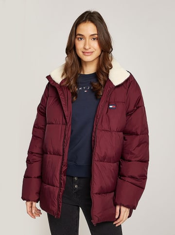 TOMMY JEANS Kurtka zimowa w kolorze bordowym