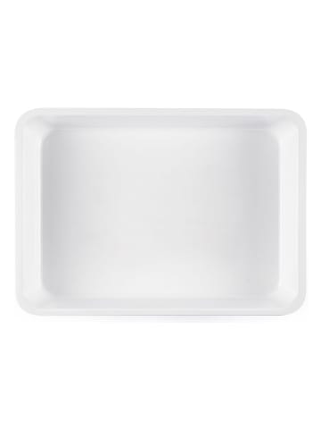 Trendy Kitchen by EXCÉLSA Tablett ''Happy Hour'' in Weiß - (L)30 x (B)20 cm