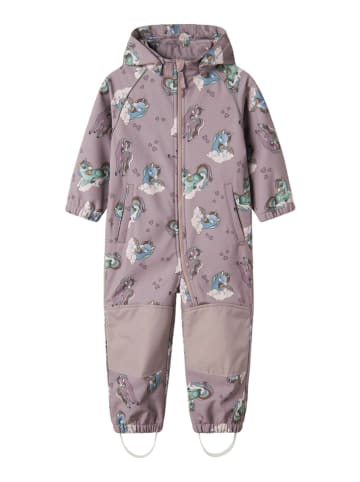 name it Softshelloverall "Fala 08" in Rosa/ Bunt