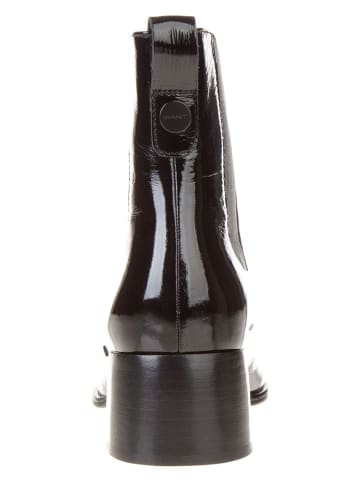 Gant Leder-Chelsea-Boots "Gwenety" in Schwarz