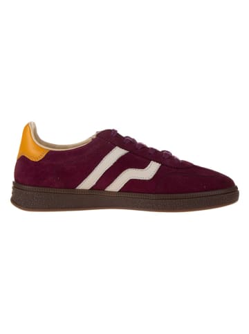 Gant Skórzane sneakersy "Cuzima" w kolorze ciemnoczerwonym