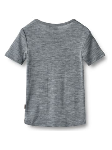 Wheat Wollen shirt "Seo" grijs