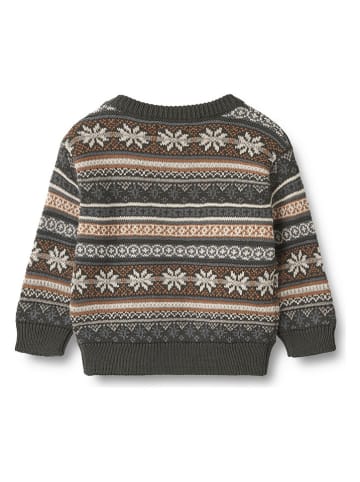 Wheat Pullover "Knud" in Braun/ Creme