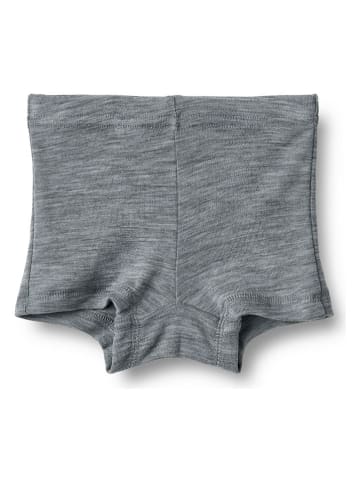 Wheat 2er-Set: Woll-Boxershorts "Avalon" in Grau