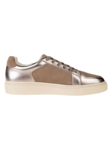 Gant Skórzane sneakersy "Julice" w kolorze brązowo-jasnoróżowym
