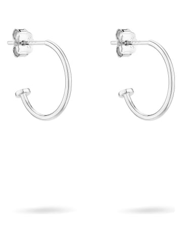 Tamaris Zilveren halfcreolen met hanger