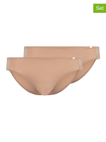 Skiny 2er-Set: Slips in Beige
