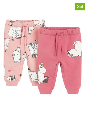 COOL CLUB 2er-Set: Sweathosen in Rosa/ Pink
